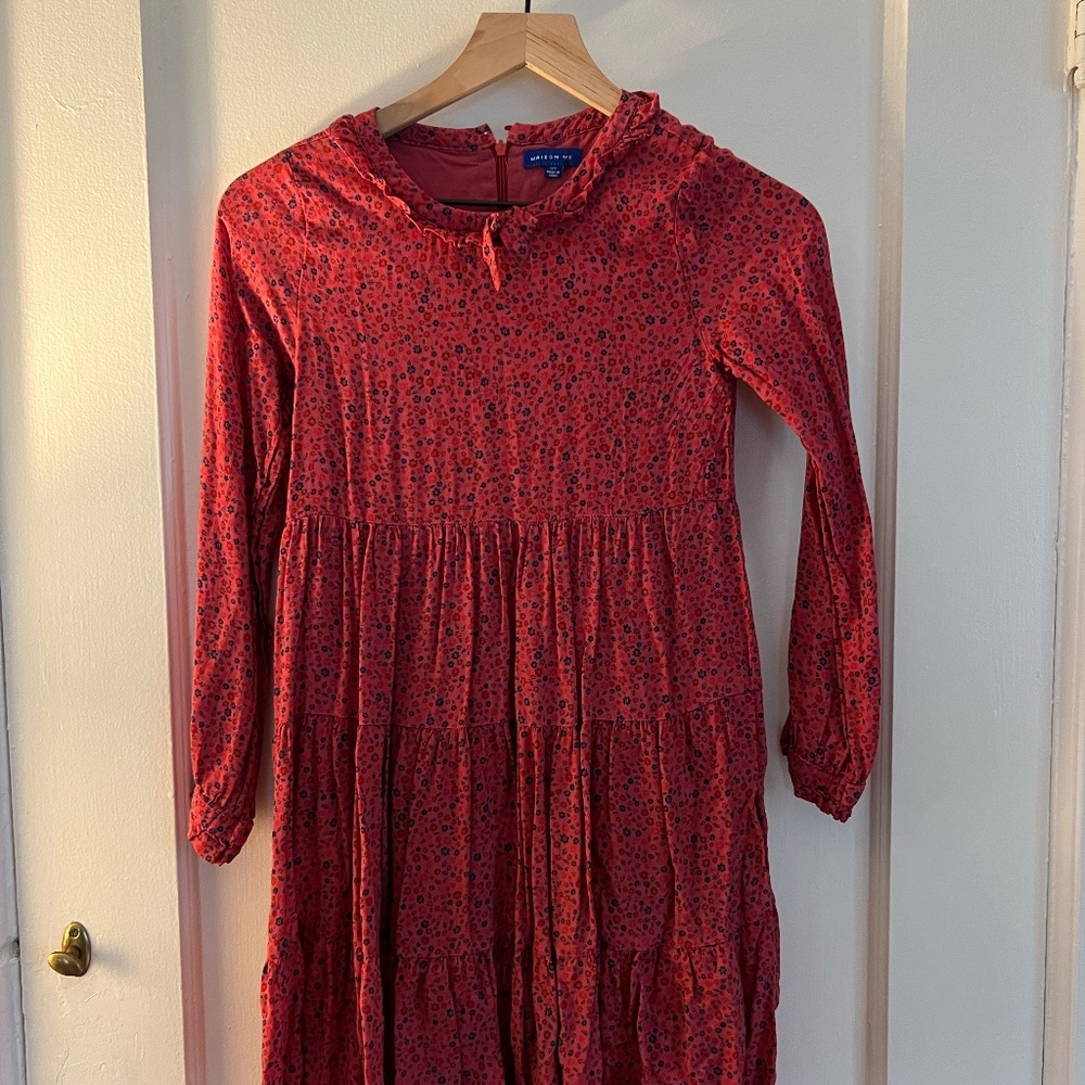 Maison Me long sleeved girls dress size 12y